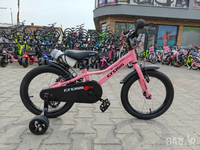 CROSS Алуминиев велосипед 16" DAISY розов, снимка 12 - Велосипеди - 53922849