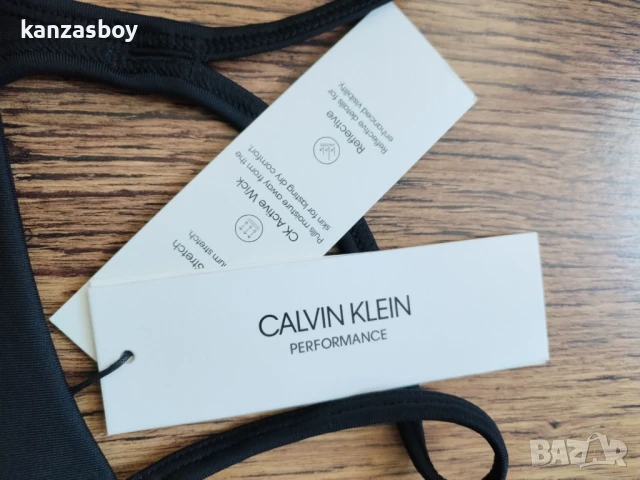 Calvin Klein Performance Low Support Sport Bra - страхотно дамско бюстие НОВО М, снимка 9 - Корсети, бюстиета, топове - 50886796