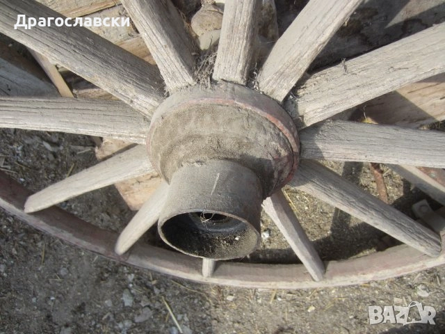 старо Колело от каруца и колело за полилей със синджири, снимка 9 - Други - 30192000