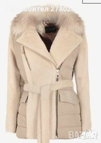 Дамско палто алпака 