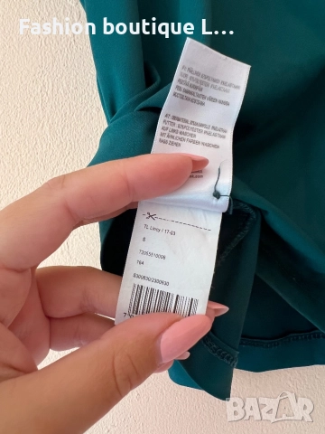 Тюркоазен потник S размер с еластант 💙, снимка 2 - Потници - 51758431