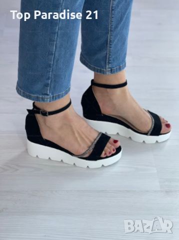 Съчетание на стил и комфорт: Спортно-елегантни дамски сандали за активен лайфстайл, снимка 3 - Сандали - 45811835