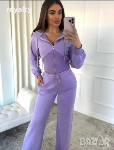 Лилав Дамски Комплект 