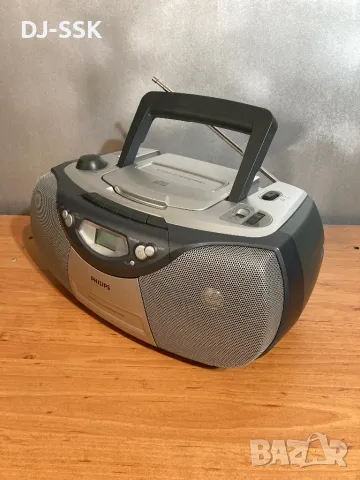 PHILIPS AZ-1003 MP3 Радио Касетофон, снимка 5 - Радиокасетофони, транзистори - 49476920