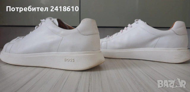 Hugo Boss Leather Mens Size 44/ - 28 см ОРИГИНАЛ! Мъжки спортно - елегантни обувки естествена кожа!, снимка 10 - Кецове - 53585650
