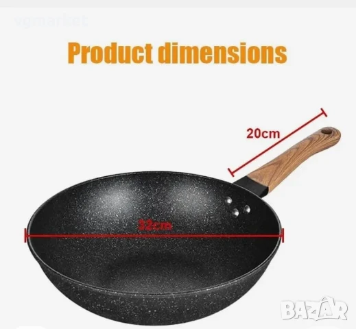 Уок тиган, снимка 2 - Съдове за готвене - 51127148