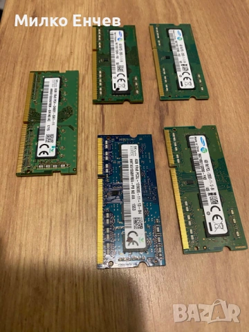 8GB DDR4 + 4GB DDR3 SODIMM налични бройки, снимка 2 - RAM памет - 53457152