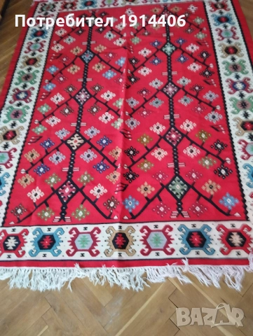 Котленски, Чипровски килим, нов, ръчно тъкан по поръчка, 100 % вълна, снимка 15 - Други ценни предмети - 51869621