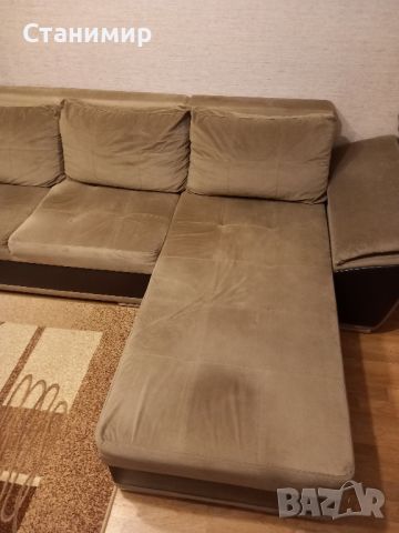 Ъглов диван  за хол, снимка 1 - Дивани и мека мебел - 45572341