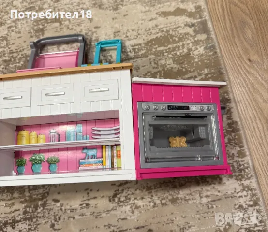 Кухня Барби със светлини и звуци Mattel, снимка 8 - Други - 49810087