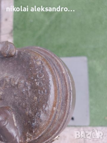 Стара бронзова фигура , снимка 5 - Антикварни и старинни предмети - 46434338