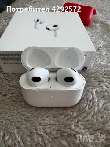 Airpods 3-та генерация с калъфче, снимка 4 - Безжични слушалки - 47902167