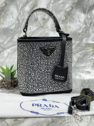 чанти с камъни prada , снимка 15 - Чанти - 50745496