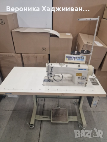 Продавам права автоматична шевна машина Jack – модел JK-8995DYN-4SS, снимка 2 - Други машини и части - 52488792
