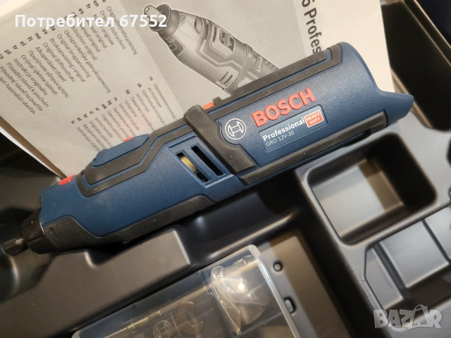 Акумулаторен ротационен шлайф BOSCH, GRO 12V-35 , без батерия и зарядно., снимка 4 - Други инструменти - 53759016