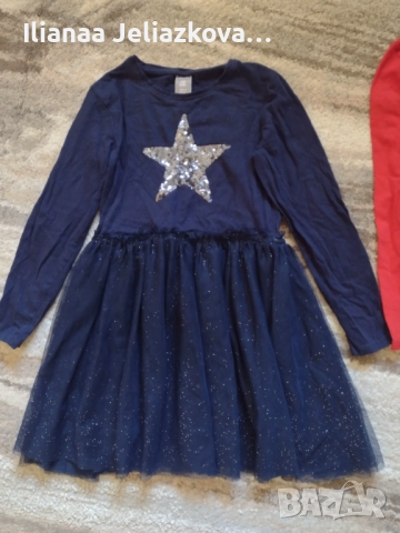 3 рокли размер 134 обща цена 10 лв , снимка 3 - Детски рокли и поли - 52825484