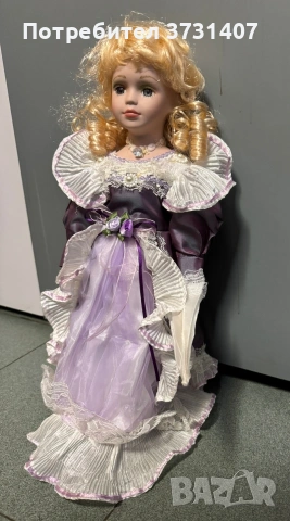 Красиви порцеланови кукли със стойки 40см, снимка 2 - Колекции - 53838614