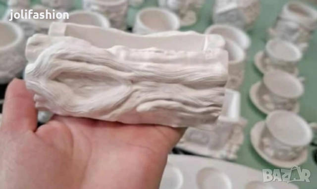 Гипсови кашпи и коледни подаръци от гипсокерамична смес, снимка 7 - Коледни подаръци - 52264984