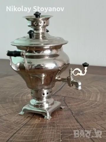 Малък самовар, снимка 2 - Антикварни и старинни предмети - 49492374