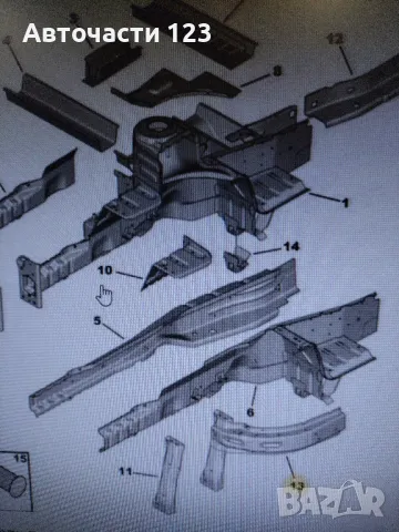ЧИСТО НОВА ОРИГИНАЛНА ОСНОВА ПРЕДЕН ЛЯВ КАЛНИК ЗА JUMPER DUCATO BOXER , снимка 2 - Части - 49728050