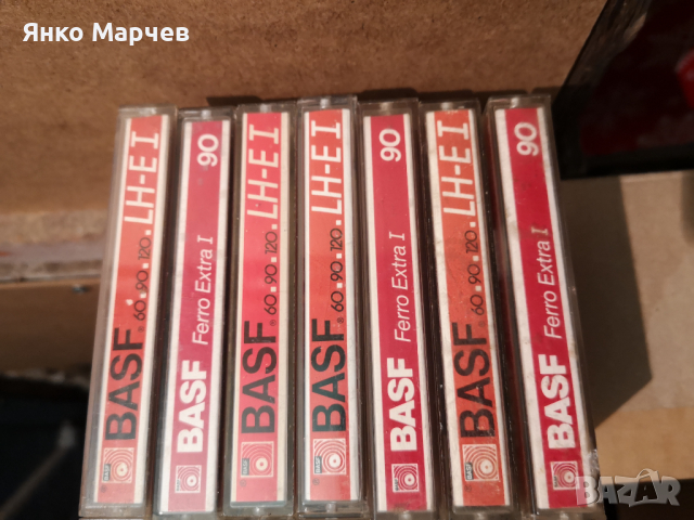 Аудио касети (аудиокасети) BASF fero extra и LH-EI60 - 10 броя. 