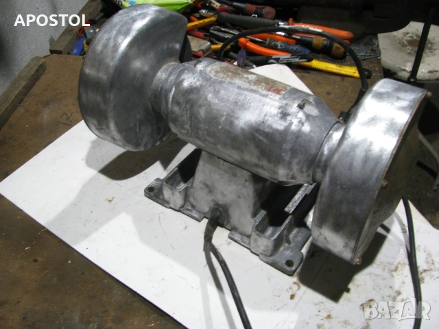 Български шмиргел монофазен Елпром Тетевен 500W, снимка 4 - Други машини и части - 53304408