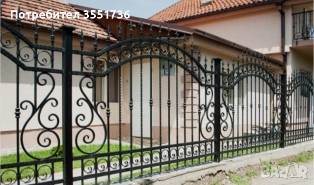 Огради,парапети, портали,навеси, гаражи и други  от ковано,гладко желязо и ламели , снимка 11 - Гаражни врати - 53721056