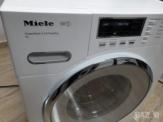 9кг Miele Пералня - TwinDos - 1600rpm - Миеле 12м Гаранция, снимка 2 - Перални - 51241019