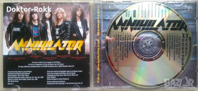 Annihilator – оригинални и неофициални CD издания, снимка 5 - CD дискове - 48388094