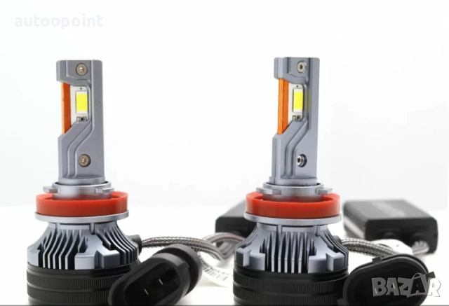 Лед крушки - Led система H11 / H8 / H9 Streetech модел STN1 за фарове - 170 000 Лукса, 65W - Canbus , снимка 4 - Аксесоари и консумативи - 53982100