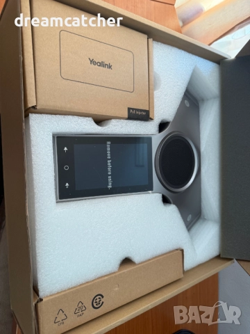 Конферентен VoIP телефон Yealink CP960, 5" (12.7 cm) цветен LCD сензорен дисплей, VoIP/SIP 2xMic POE, снимка 8 - Друга електроника - 52277410