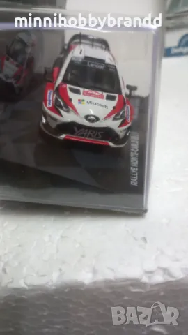 Toyota  Yaris WRC 1.43  Scale  Rally Monte  Carlo 2017 ., снимка 4 - Колекции - 47359414