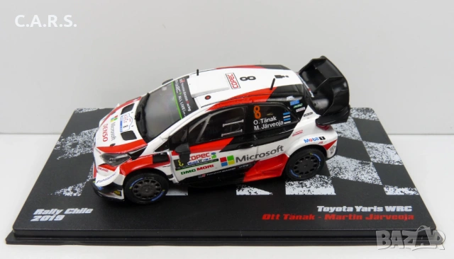 Метална количка Toyota Yaris WRC - Мащаб 1:43 , снимка 3 - Колекции - 53768758