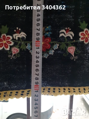 Автентична стара вълнена престилка за носия бродерия, снимка 2 - Антикварни и старинни предмети - 51150867