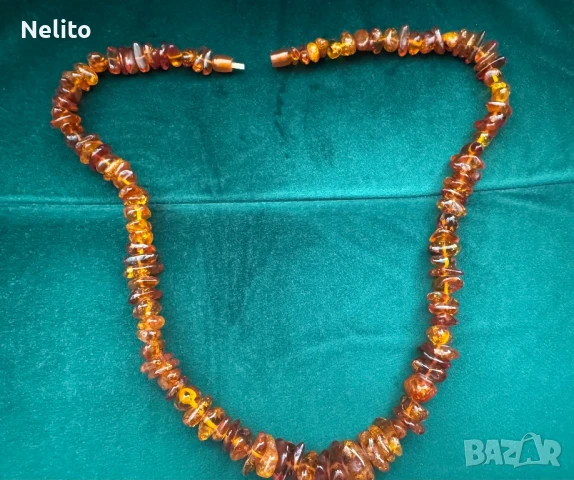 Натурален кехлибарен наниз / гердан – Балтийски кехлибар
