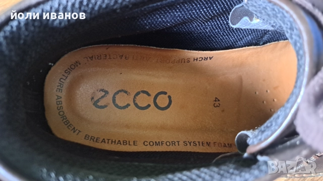 ECCO-gore tex-меки зимни обувки 43 номер, снимка 4 - Ежедневни обувки - 52276740