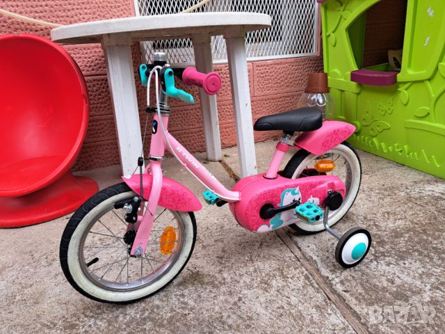 Детски велосипед B-TWIN 14", снимка 1 - Детски велосипеди, триколки и коли - 45542475