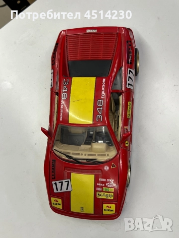 Колекционерски модел Ferrari 348 Evoluzione – мащаб 1:18, снимка 2 - Колекции - 52304814