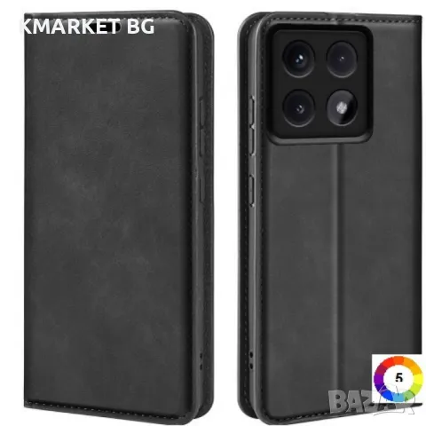 Xiaomi 14T Touch Leather Wallet Кожен Калъф и Протектор, снимка 4 - Калъфи, кейсове - 47764676