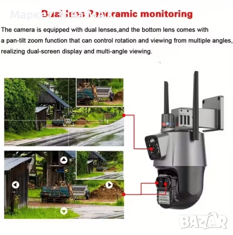 Ултра HD IP Камера с AI Детекция и 8X Увеличение – За Вашата Сигурност 24/7, снимка 14 - IP камери - 52867138