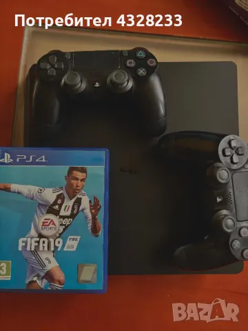 Продавам PlayStation 4(в отлично състояние),който върви с 3 игри и 2 джойстика, снимка 2 - PlayStation конзоли - 48335319