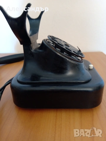 Ретро телефон работещ, снимка 5 - Антикварни и старинни предмети - 53915745