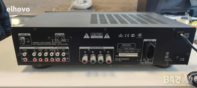 Стерео усилвател Denon PMA-520AE, снимка 5 - Ресийвъри, усилватели, смесителни пултове - 51191488