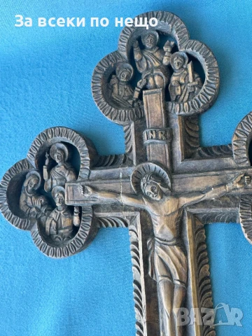 УНИКАЛЕН Стар кръст , Исус Христос , ДЪРВОРЕЗБА, снимка 15 - Други ценни предмети - 50900598
