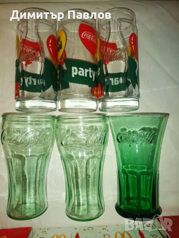 Кока Кола чаши за колекционери coca cola, снимка 9 - Чаши - 32899348