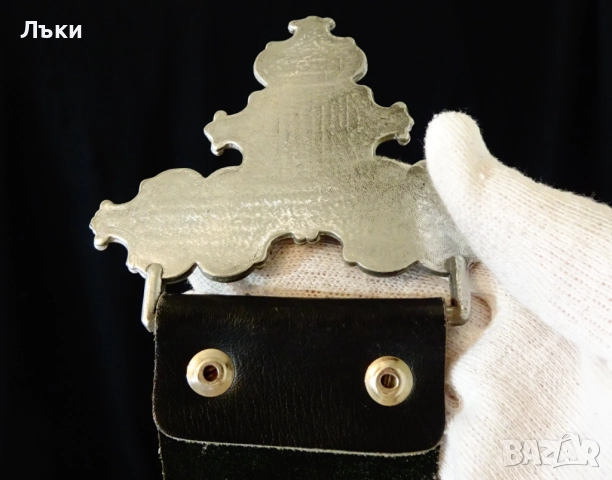 Калаен пепелник за диван,фотьойл,естестена кожа. , снимка 7 - Антикварни и старинни предмети - 52504557