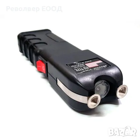 Мощен електрошок 928 TYPE 980000K с фенер – 1500KW за самозащита, снимка 3 - Екипировка - 50403237