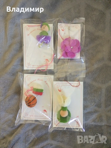 Мартеници ръчна изработка 