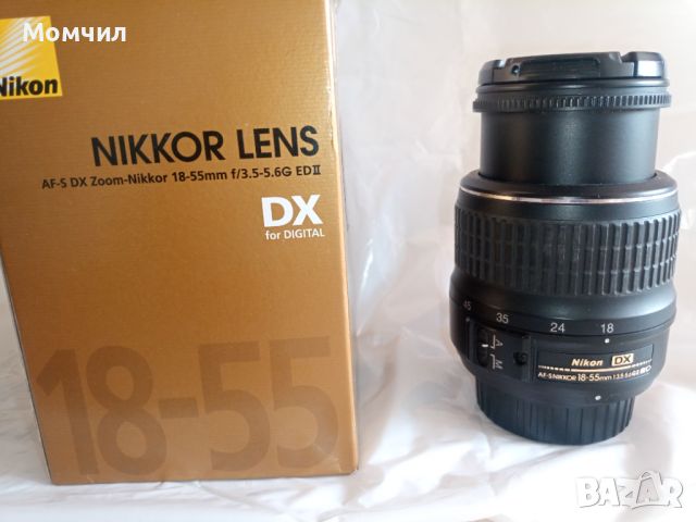 Китов обектив Nikkor AF-S DX 18-55 mm, снимка 1 - Обективи и филтри - 46187357