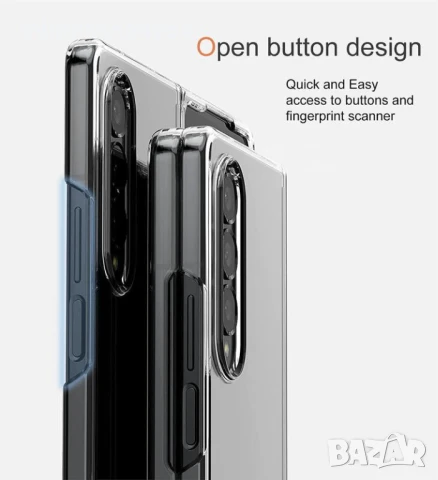 Прозрачен Кейс за Samsung Galaxy Z Fold7 от две части, снимка 3 - Калъфи, кейсове - 51239892